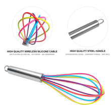 Load image into Gallery viewer, Colorful Silicone Kitchen Whisk Non-Slip Easy to Clean
