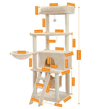 Load image into Gallery viewer, Multi-Level Pet Cat Tree House
