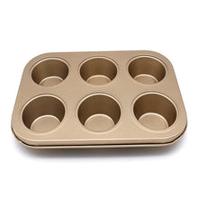 Load image into Gallery viewer, 6/12 Hole Cupcake Baking Tray Nonstick Cake
