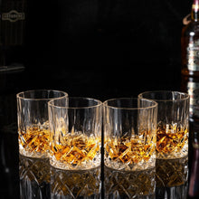 Load image into Gallery viewer, Whiskey Glasses 300ml/10oz Rock Glass Tumbler with Gift Box for Scotch Bourbon Whisky, Set of 4
