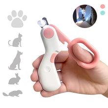 Load image into Gallery viewer, Professional Pet Dog Nail Clipper LED Light Scissors
