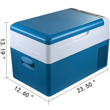 Load image into Gallery viewer, VEVOR Mini Car Refrigerator - Freezer 20L 22L 35L 45L 55L Portable Compressor Cooler 12V/24V DC 110-240V
