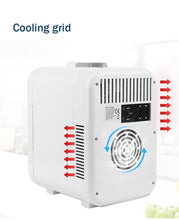 Load image into Gallery viewer, 8L Mini Refrigerator Cooler 12V/220V for Vehicle, Home, Camping
