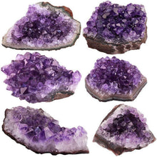 Load image into Gallery viewer, 100-150g Large Natural Brazilian Amethyst Quartz Crystal Cluster
