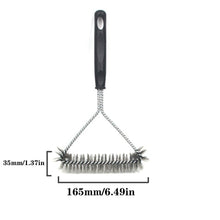 Load image into Gallery viewer, Kitchen Accessories BBQ Grill Barbecue Kit Cleaning Brush Stainless Steel
