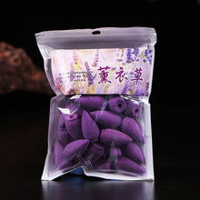 Load image into Gallery viewer, 45Pcs/bag Backflow Natural Sandalwood Colored Smoke Incense Cones
