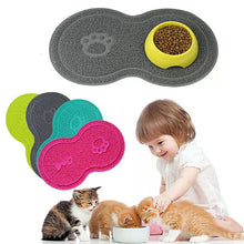 Load image into Gallery viewer, Pet Feeding Mat Dog Cat Eating Drinking Bowl Pad Waterproof Non-slip
