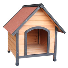 Load image into Gallery viewer, Dog House Pet Outdoor Bed Wood Shelter
