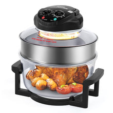 Load image into Gallery viewer, 17QT Large Capacity Air Fryer Oven w 11 Accessories Timer 8 Way Oil-Less Cooking
