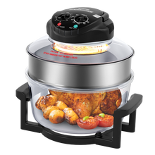 Load image into Gallery viewer, 17QT Large Capacity Air Fryer Oven w 11 Accessories Timer 8 Way Oil-Less Cooking
