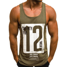 Load image into Gallery viewer, Tank Tops Letter Printed Men Sleeveless Tanktops For Fitness
