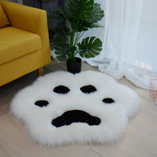 Load image into Gallery viewer, Cute Cat Paw Pattern Soft Plush Carpet
