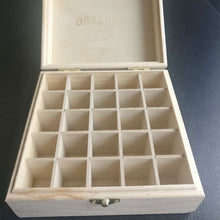 Load image into Gallery viewer, 25/68 Slots Wooden Storage Box Carry Organizer Essential Oil Bottles Aromatherapy
