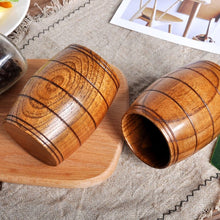 Load image into Gallery viewer, 175ml Wooden Water Mug Cup Handmade Beer Mug Japanese-style Log Making Anti-scalding
