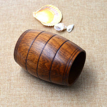 Load image into Gallery viewer, 175ml Wooden Water Mug Cup Handmade Beer Mug Japanese-style Log Making Anti-scalding
