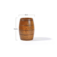 Load image into Gallery viewer, 175ml Wooden Water Mug Cup Handmade Beer Mug Japanese-style Log Making Anti-scalding
