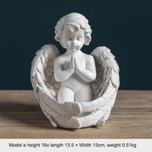 Load image into Gallery viewer, Girl Wing Angel Model Ornaments Resin Sculptures
