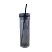 Load image into Gallery viewer, 473ml Double Layer Plastic Water Cup Transparent Straw Cup
