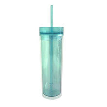 Load image into Gallery viewer, 473ml Double Layer Plastic Water Cup Transparent Straw Cup
