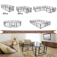 Load image into Gallery viewer, 16 Panels Dog Playpen Puppy Playpen for Medium Small Dogs
