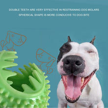 Load image into Gallery viewer, Dog Chew Ball Bite Resistant Molar Toys Leaking Food Toy TPR Suction Cup
