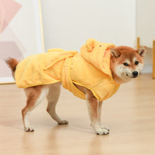 Load image into Gallery viewer, Cute Cartoon Pet Dog Towel Hoodie Soft Drying Bath
