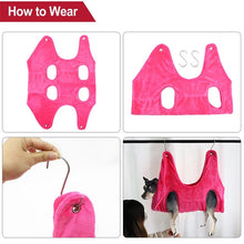 Load image into Gallery viewer, Pet Grooming Hammock Helper Grooming Hammocks Restraint Bag
