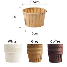 Load image into Gallery viewer, 50pcs Muffins Paper Cupcake Wrappers Baking Tray Case Pastry Cake Cup
