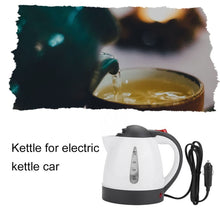 Load image into Gallery viewer, 1000ml 12V-24V Electric Kettle Insulation Anti-Scald Teakettle Car Travel Coffee Pot
