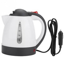 Load image into Gallery viewer, 1000ml 12V-24V Electric Kettle Insulation Anti-Scald Teakettle Car Travel Coffee Pot
