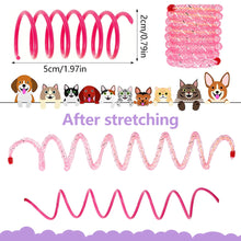 Load image into Gallery viewer, 30 Pieces Kitten Toy Plastic Coil Spiral Toy
