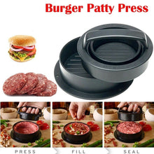 Load image into Gallery viewer, 3-in-1 Stuffed Burger Press Patty Maker Non Stick Hamburger Sliders
