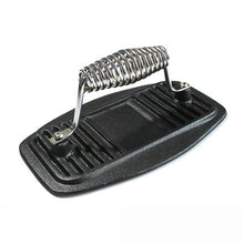 Load image into Gallery viewer, Kitchen BBQ Cast Iron Steak Burger Press Pre-Seasoned Grilling Accessory Stainless Steel
