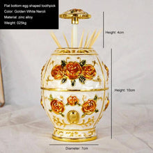 Load image into Gallery viewer, Metal Vintage Toothpick Container Automatic Toothpick Holder Dispenser
