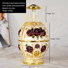 Load image into Gallery viewer, Metal Vintage Toothpick Container Automatic Toothpick Holder Dispenser
