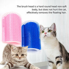 Load image into Gallery viewer, Pet Product For Cat Wall Brush Corner Cat Massage Self Groomer
