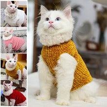 Load image into Gallery viewer, Hairless Cat Pet Clothes Soft Eco-friendly Wool Sweater Close-fitting Thick Winter
