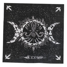 Load image into Gallery viewer, Astrology Tarot Card Table Cloth Tarot Cards Tablecloth Velvet Decor
