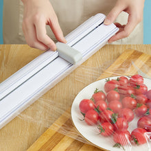 Load image into Gallery viewer, Food Wrap Cutter Cling Foil Film Wrap Storage Dispenser Cutter Durable Storage Organizer
