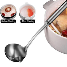 Load image into Gallery viewer, 304 Stainless Steel Spoon Cocina Filter Grease Colander Spoon Soup
