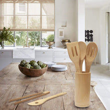 Load image into Gallery viewer, 8pcs/set Wooden Bamboo Cooking Utensils Set Kitchen Utensil Set
