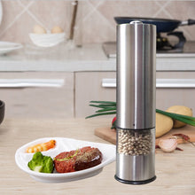 Load image into Gallery viewer, Electric Salt and Pepper Grinder Mill Stainless Steel
