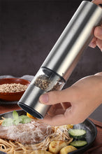 Load image into Gallery viewer, Electric Salt and Pepper Grinder Mill Stainless Steel
