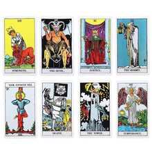 Load image into Gallery viewer, 78Pcs/Set Hot Sale Full English Radiant Rider Wait Tarot Cards
