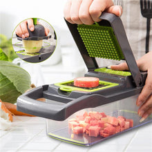 Load image into Gallery viewer, Multifunctional Vegetable Cutter Fruit Slicer 7 In 1 Stainless Steel Blade
