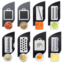 Load image into Gallery viewer, Multifunctional Vegetable Cutter Fruit Slicer 7 In 1 Stainless Steel Blade
