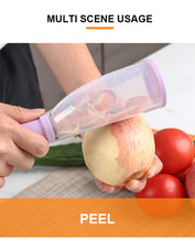 Load image into Gallery viewer, Vegetable Peeler With Container Potato Carrot Apple Shredders Fruits Peeler Stainless Steel
