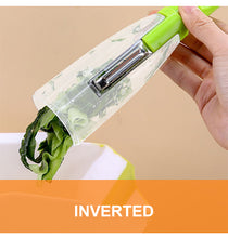 Load image into Gallery viewer, Vegetable Peeler With Container Potato Carrot Apple Shredders Fruits Peeler Stainless Steel
