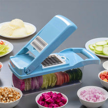 Load image into Gallery viewer, Multifunctional Vegetable Potato Cutter Fruit Slicer Grater Shredders Drain Basket Slicers
