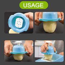 Load image into Gallery viewer, Multifunctional Vegetable Potato Cutter Fruit Slicer Grater Shredders Drain Basket Slicers
